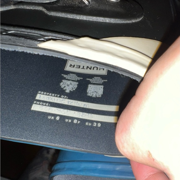 RARE Womens Hunter multicolor tall rain boots - Picture 7 of 8